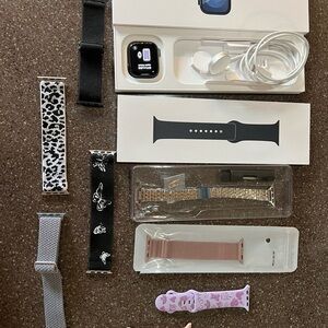 Apple Watch Series 9 GPS Smartwatch (2023) 41 mm Midnight aluminum